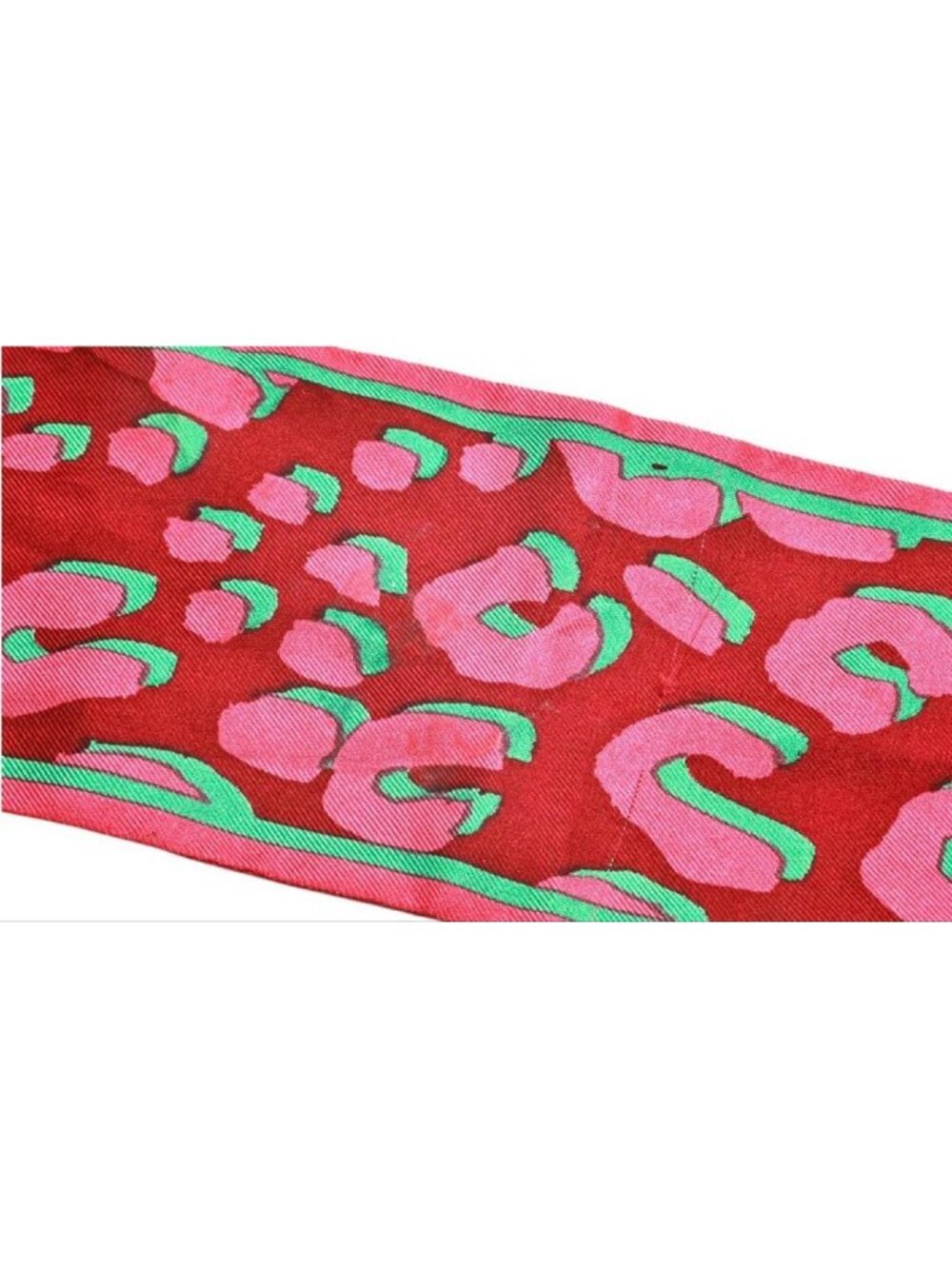 Louis Vuitton Leopard Print Silk Scarf - Picture 4 of 10